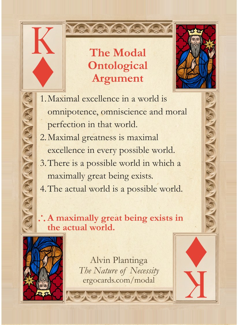 The Modal Ontological Argument, card face